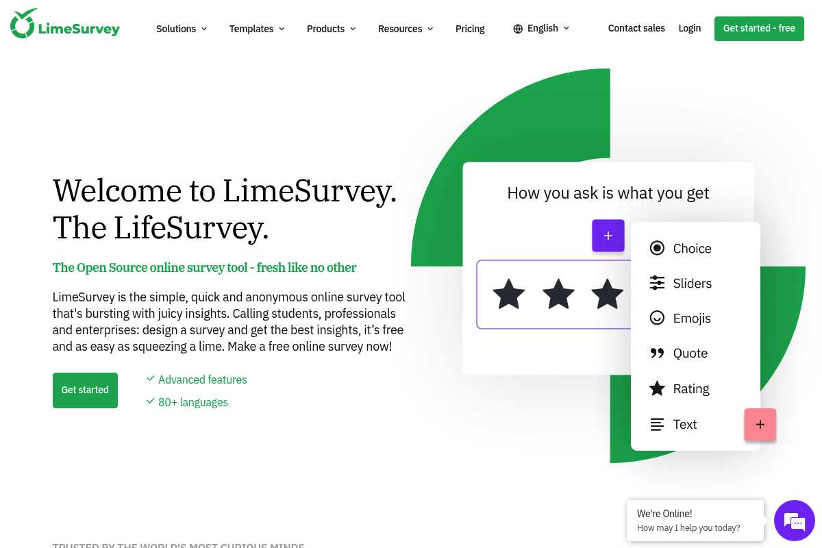 LimeSurvey Screenshot