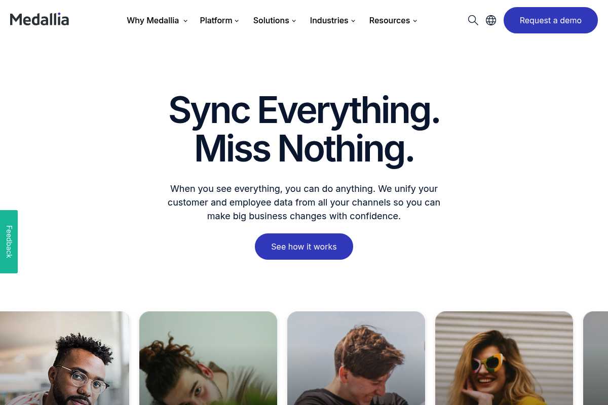 Medallia Screenshot