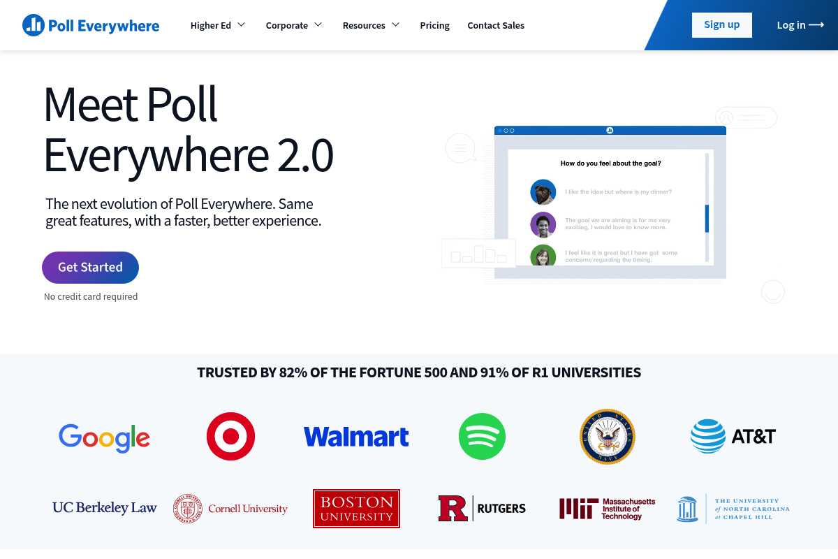 Poll Everywhere Screenshot