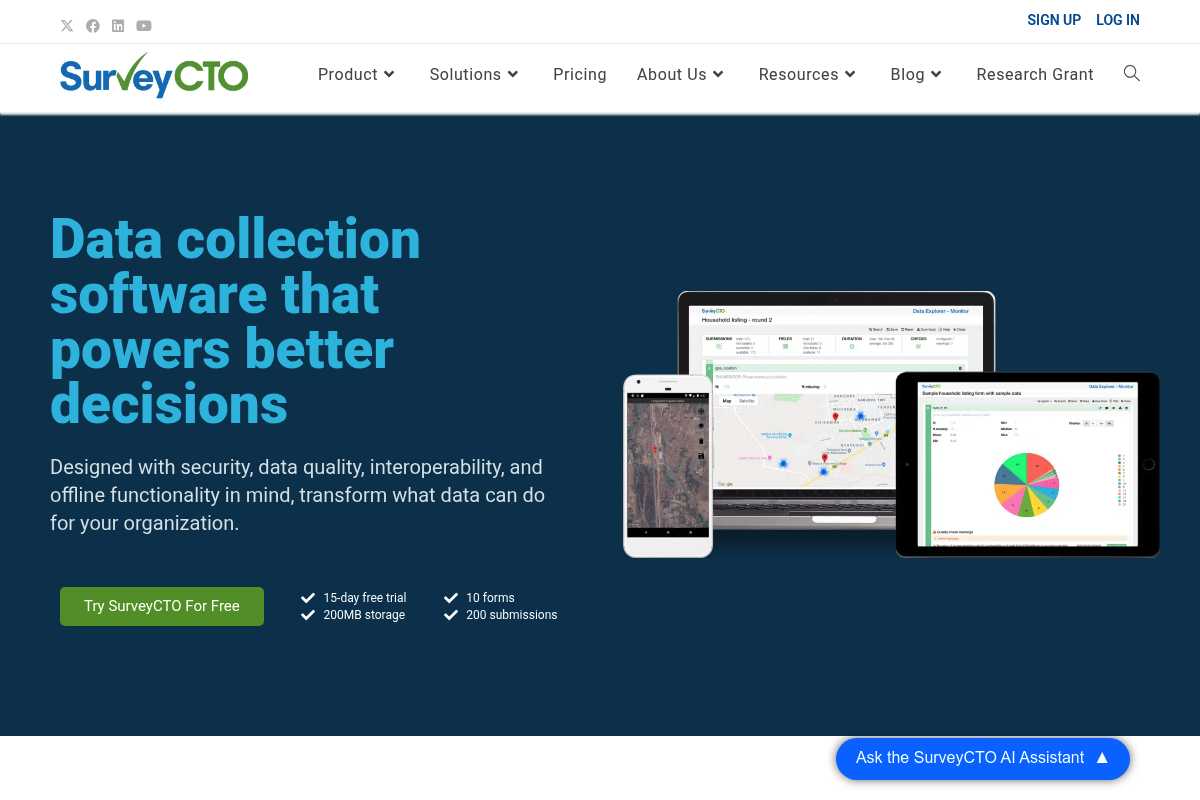 SurveyCTO Screenshot