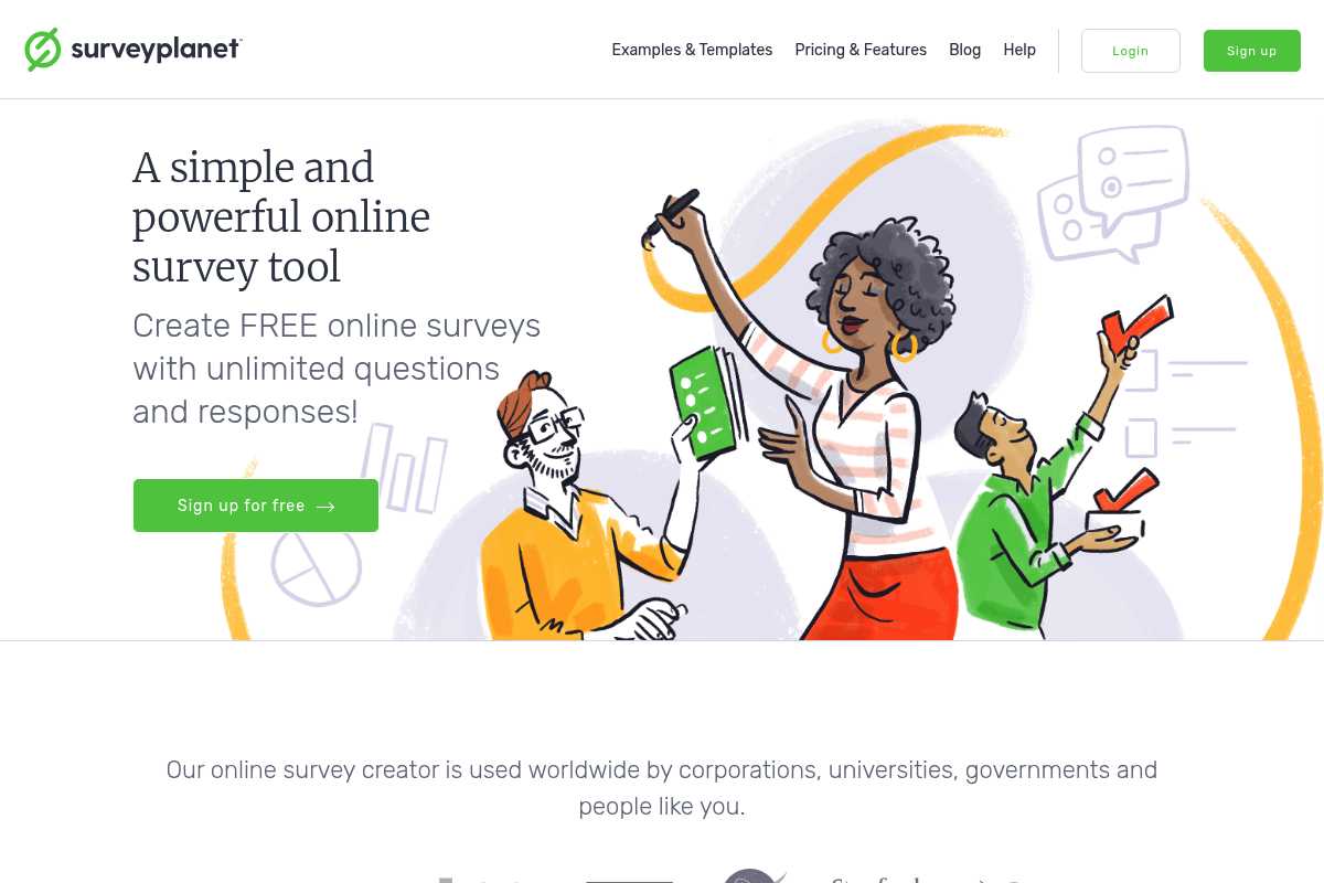 SurveyPlanet Screenshot