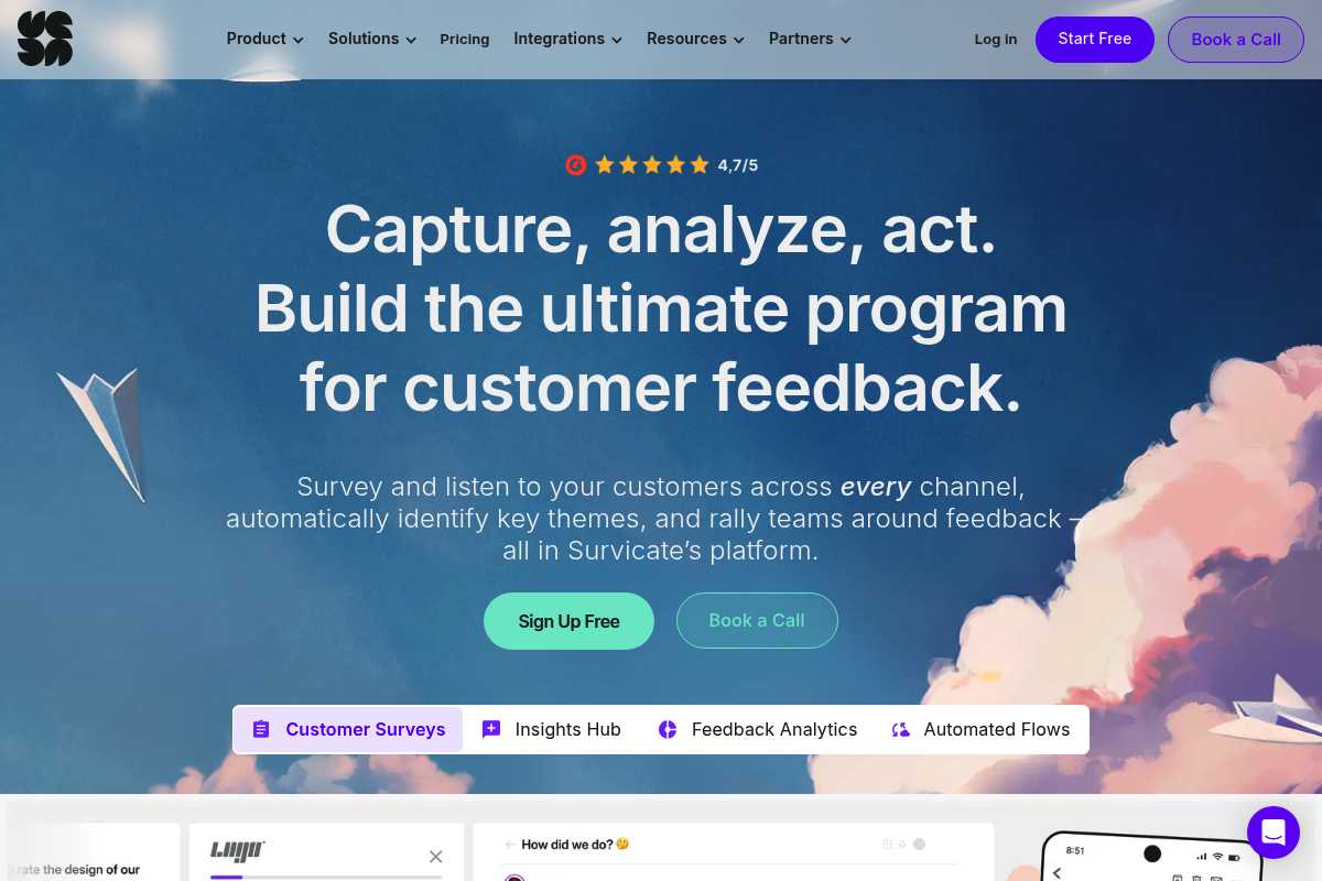 Survicate Screenshot
