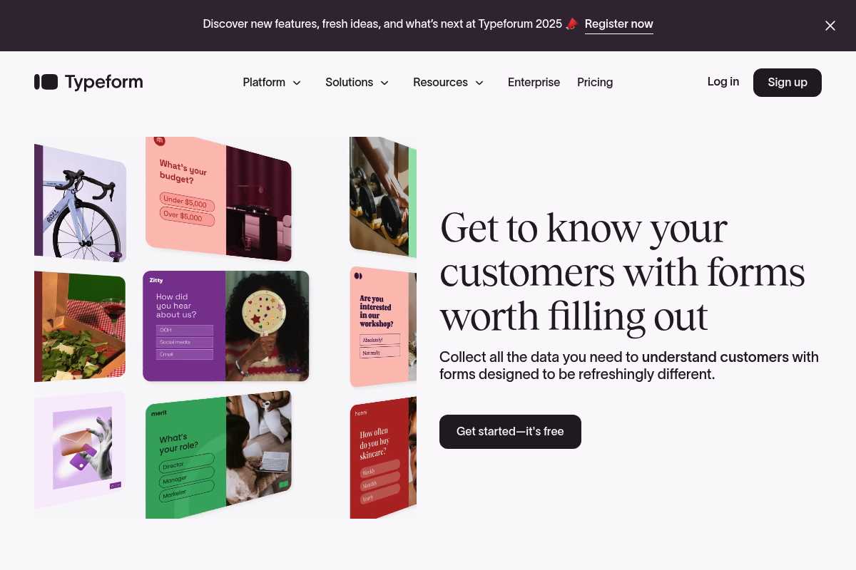 Typeform Screenshot