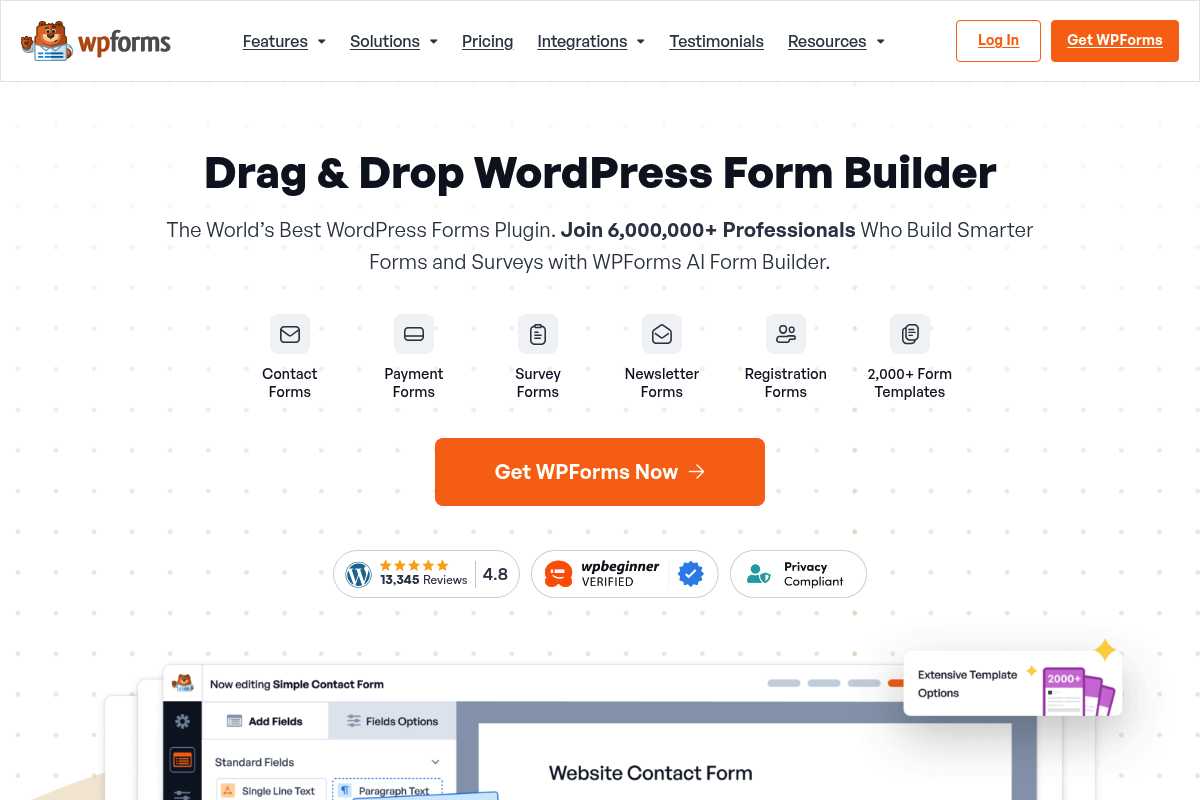 WPForms Screenshot